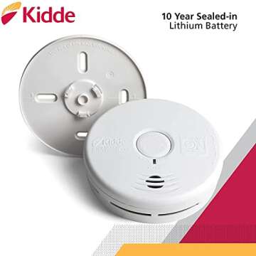 Kidde Smoke & Carbon Monoxide Detector 10-Year Battery