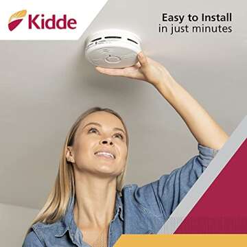 Kidde Smoke & Carbon Monoxide Detector 10-Year Battery