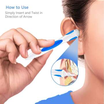 Ear Wax Remover Tool with 16 Reusable Tips