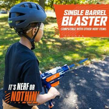 NERF Kids Electric Scooter with Blaster Feature