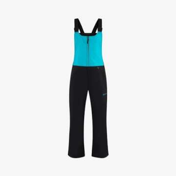 Arctix Women's Essential Insulated Bib Overalls, Black/Bluebird, Small