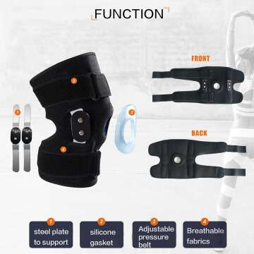 Decompression Knee Brace for Pain Relief & Stability