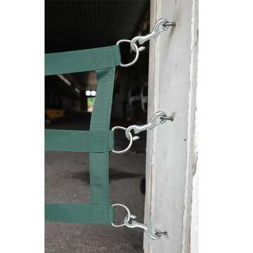 Country Pride Barn Door Guards with Snaps (10', Hunter Green)