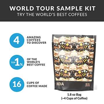 Gourmet Coffee Discovery Set 4-Pack Ground Gifts