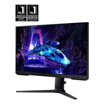 SAMSUNG 24-Inch Odyssey G3 FHD Gaming Monitor - 1ms, 180Hz, FreeSync