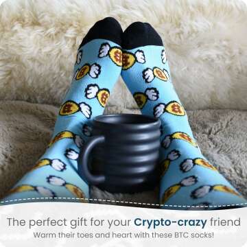 Bitcoin Socks - Unique Crypto Gifts for Everyone