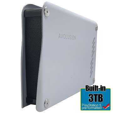 Avolusion PRO-M5 Series 3TB USB 3.0 External Gaming Hard Drive - Renewed