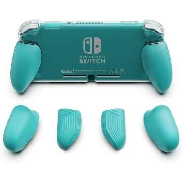 Nintendo Switch Lite Premium Bundle (Turquoise) (Renewed)