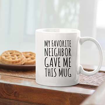 Panvola 11 oz Neighbor Gift Mug for Housewarming Fun