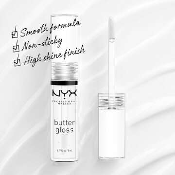 NYX Gloss - Hydrating Lip Color with High Shine