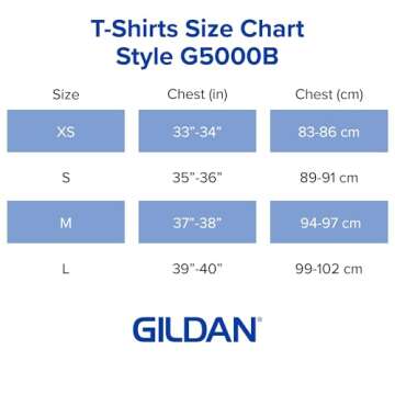 Gildan Youth Heavy Cotton T-Shirt 2-Pack Black X-Small