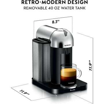 Nespresso Vertuo Chrome Machine