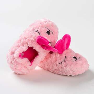 Bunny House Slippers for Toddler Girls - Warm & Fun