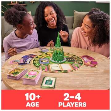 Spin Master Games, Wicked The Game, Based on New Movie Wicked, Strategy Game, Kids Games, Family Game Night, for Fans of Musicals Ages 10+