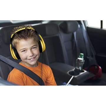 Pokemon Pikachu Wired Kids Headphones, Adjustable, Stereo Sound, 3.5Mm Jack, Tangle-Free, Volume Control