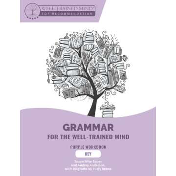 Key to Purple Workbook: A Complete Course for Young Writers, Aspiring Rhetoricians, and Anyone Else Who Needs to Understand How English Works (Grammar for the Well-Trained Mind)