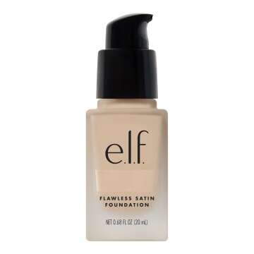 e.l.f. Flawless Finish Foundation - Lightweight Medium Coverage, Vegan Beauty