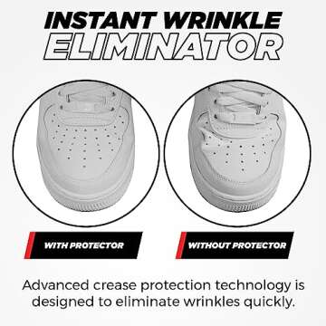 DIAGONAL ONE 6 Pairs Crease Protectors for Air Force 1, Jordan 1, Dunk Low - Anti Crease Guard & Shoe Protector (Women's)