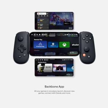 BACKBONE One Mobile Gaming Controller for Android and iPhone 15/16 Series (USB-C) - 2nd Gen - Turn Your Phone into a Gaming Console - Play Xbox, PlayStation, Call of Duty, Roblox, Fortnite & More