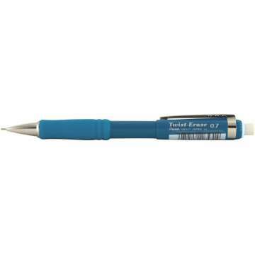 Pentel Twist-Erase Mechanical Pencil 0.7mm Turquoise - Smooth Writing Experience