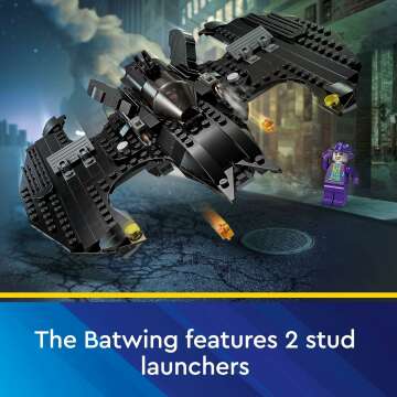 LEGO DC Batwing: Batman vs. The Joker 76265 DC Super Hero Playset, Features 2 Minifigures and a Batwing Toy Based on DC’s Iconic 1989 Batman Movie, DC Birthday Gift for 8 Year Olds