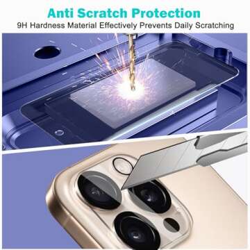 Privacy Screen & Camera Protector for iPhone 16 Pro