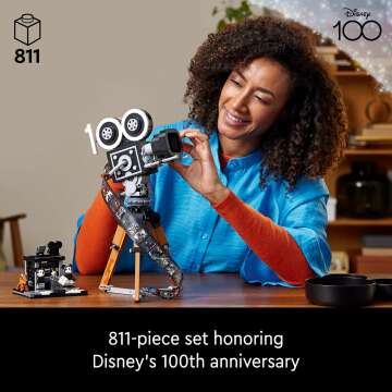 Lego Disney Tribute Camera Set for Disney 100 Fans