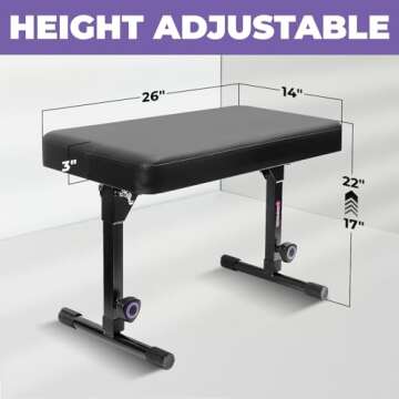 Liquid Stands Foldable Dual Adjustable Piano Bench - Comfortable and Stylish