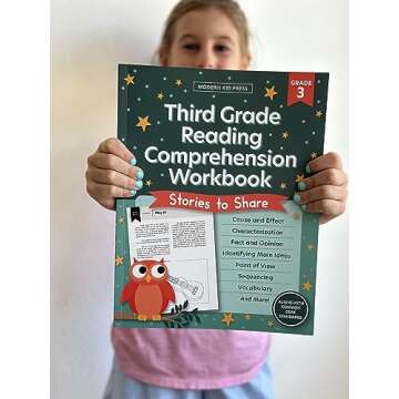 The 3rd Grade Reading Comprehension Workbook for Kids: Fun and Engaging Stories and Activities to Foster a Love of Literature and Keep Your Child Reading, Writing and Thinking Critically