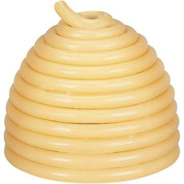 Eco-Friendly 50-Hour Beehive Candle - Natural Beeswax