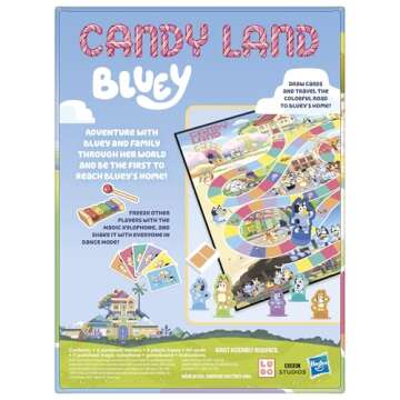 Hasbro Gaming Candy Land Bluey Edition Board Game for Kids