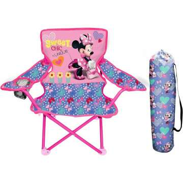 Minnie Camp Chair for Kids - Portable & Fun