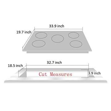 Deli-kit® 34 inch Gas Cooktop Dual Fuel Sealed 5 Burners Stainless Steel Gas Cooktop Drop-In Gas Hob DK258-A01 Gas Cooker