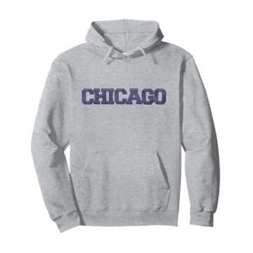 chicago city varsity Pullover Hoodie