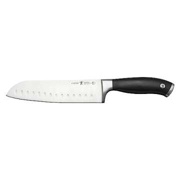 HENCKELS Forged Elite Razor-Sharp 2-Piece Santoku Knife Set, German Engineered Informed by 100+ Years of Mastery