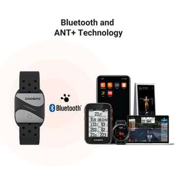 COOSPO Bluetooth 5.0 Heart Rate Monitor Armband