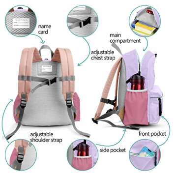 Kids Backpacks For Girls Boys, Backpack Kindergarten Elementary School, Bookbag Backpack For Kids, For School & Travel, Small Kids Child Toddler Backpack, 13" H, For Kids 3-5 Medium