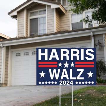 Harris 2024 Yard Sign - Kamala For President