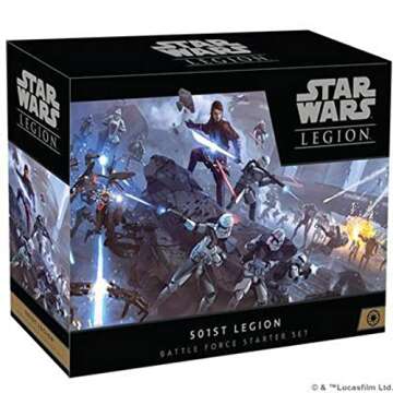 Star Wars Legion 501st Legion Expansion | Two Player Miniatures Battle/ Strategy Game for Adults & Teens | Ages 14+ | Average Playtime 3 Hours | Made by Atomic Mass Games, Multicolor (SWL123EN)