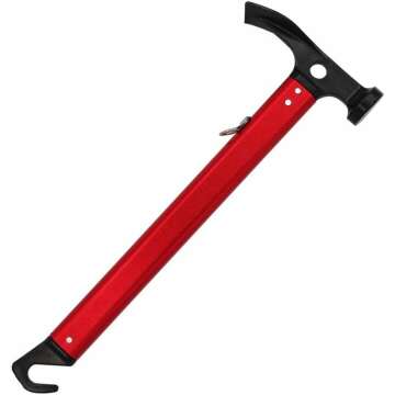 Hikemax Lightweight Tent Hammer with Stake Remover