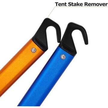 Hikemax Lightweight Tent Hammer with Stake Remover