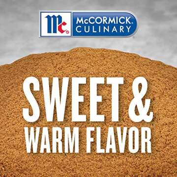 McCormick Culinary Ground Cinnamon, 18 oz - One 18 Ounce Container of Pure Ground Cinnamon Powder Perfect for Professional Use and Baking Cakes, Cookies, Pies, Custards, and Puddings