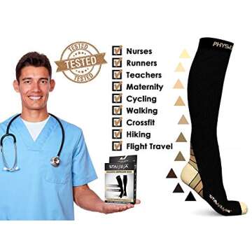 Best Physix Gear Compression Socks for Circulation