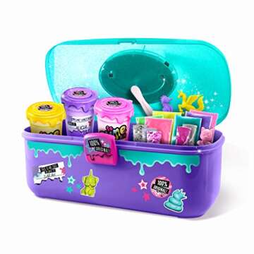 Canal Toys - So Slime DIY - Slime Case - Shaker Storage Set - Make Your Own 6 Slimes & Decorate Your Caddy - Just Add Water - No Glue, No Mess