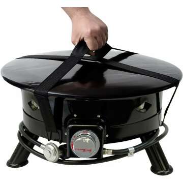 Flame King 24" Smokeless Fire Pit – Ideal for Camping