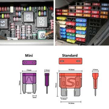 Car Fuse Assortment Kit - 266 Pieces for All Vehicles