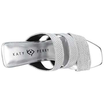 Katy Perry Women's The Cali-Metallic Scrunchie Heeled Sandal