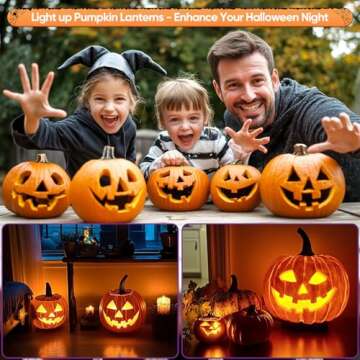 30PCS Halloween Pumpkin Carving Kit with Stencils