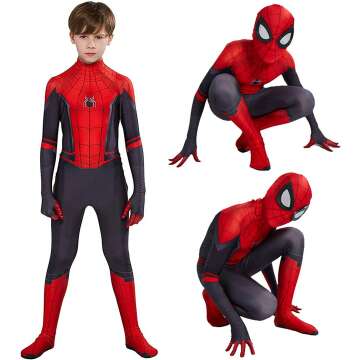 AODAI Kids Halloween Costume Superhero Costume -Suits Kids Halloween Cosplay Costumes