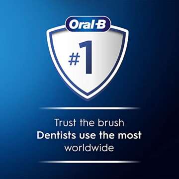 Oral-B Pro 1000 Power Rechargeable Electric Toothbrush Powered by Braun and Sensitive Gum Care Electric Toothbrush Replacement Brush Heads Refill, 3 Count